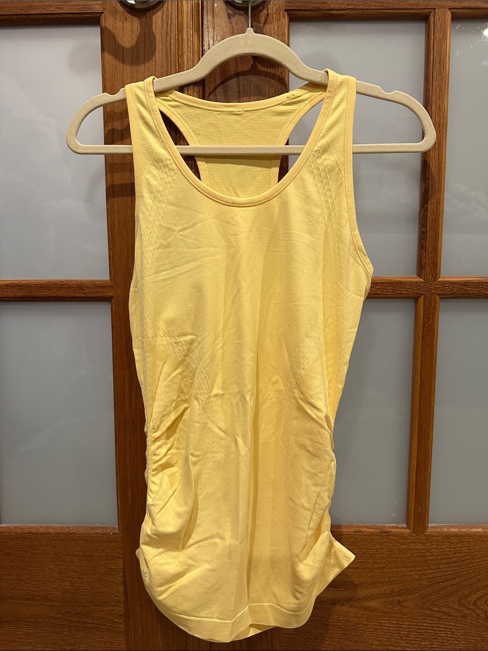 Athleta Lemon Yellow Racerback Tank Top - Picture 2 of 4